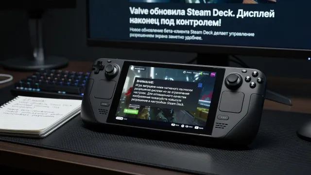 Valve обновила Steam Deck. Дисплей наконец под контролем!