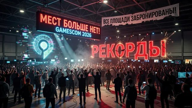 Gamescom 2026 разрывает рекорды. Мест больше нет!